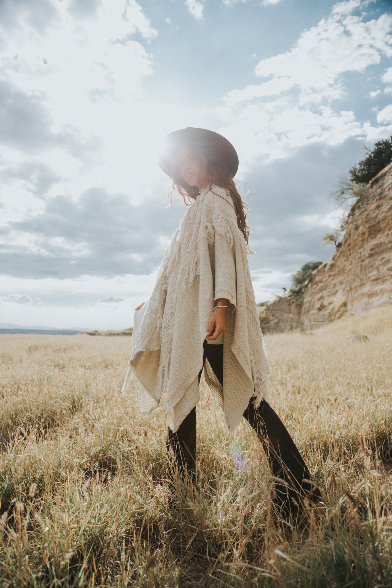 Full Moon Hoodie Poncho - Espiritu